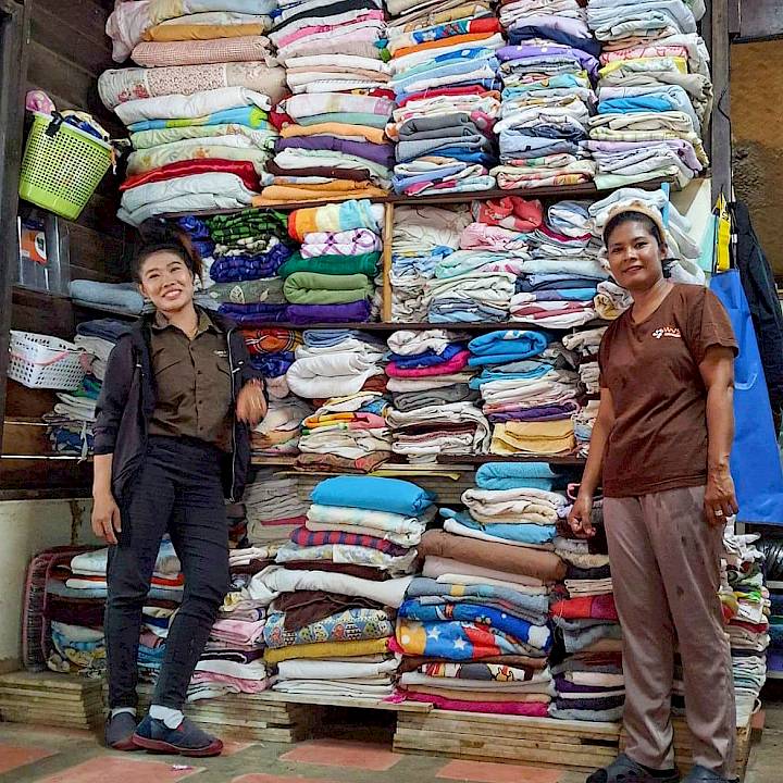 ขอบคุณสำหรับการบริจาคผ้าห่มค่ะ