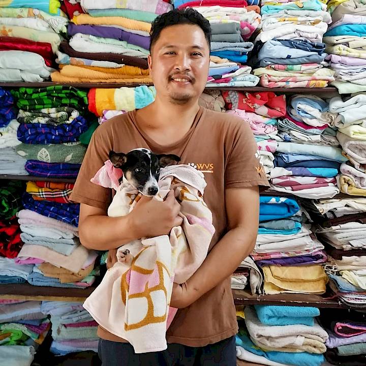 ขอบคุณสำหรับการบริจาคผ้าห่มค่ะ