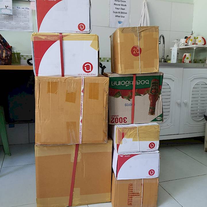 ขอบคุณสำหรับการบริจาคผ้าห่มค่ะ