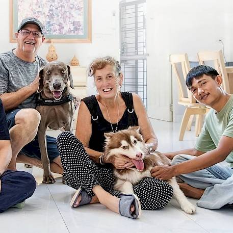 From Tina's arrival for treatment, to a new home